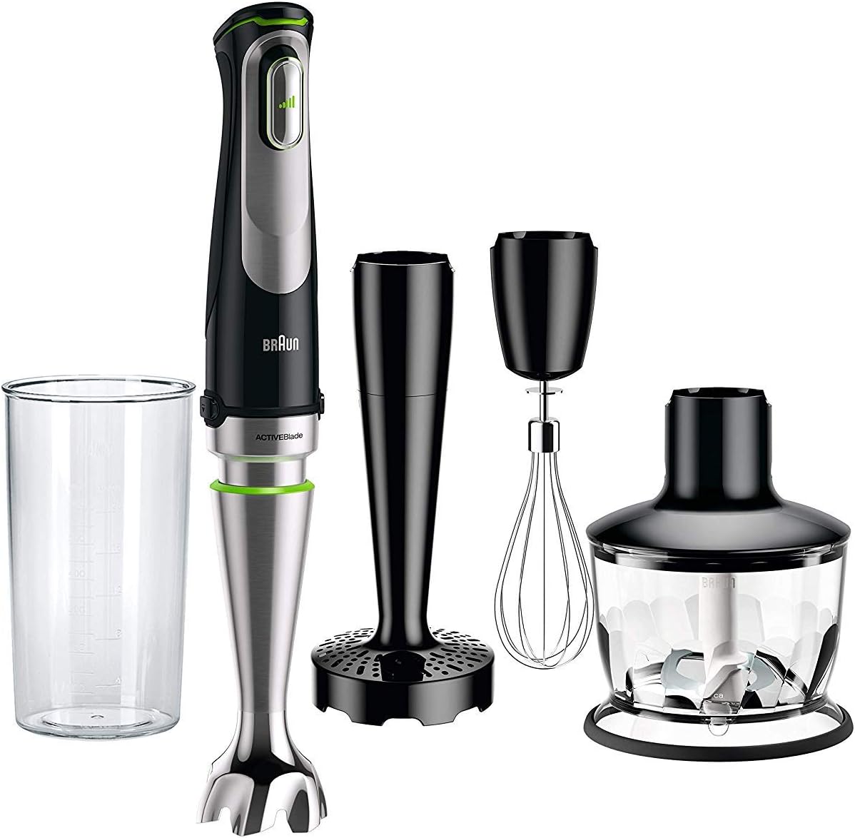 Braun Multi Quick 9 Hand Stick Blender (MQ9037X) - Blend, Chop, Whisk & Mash