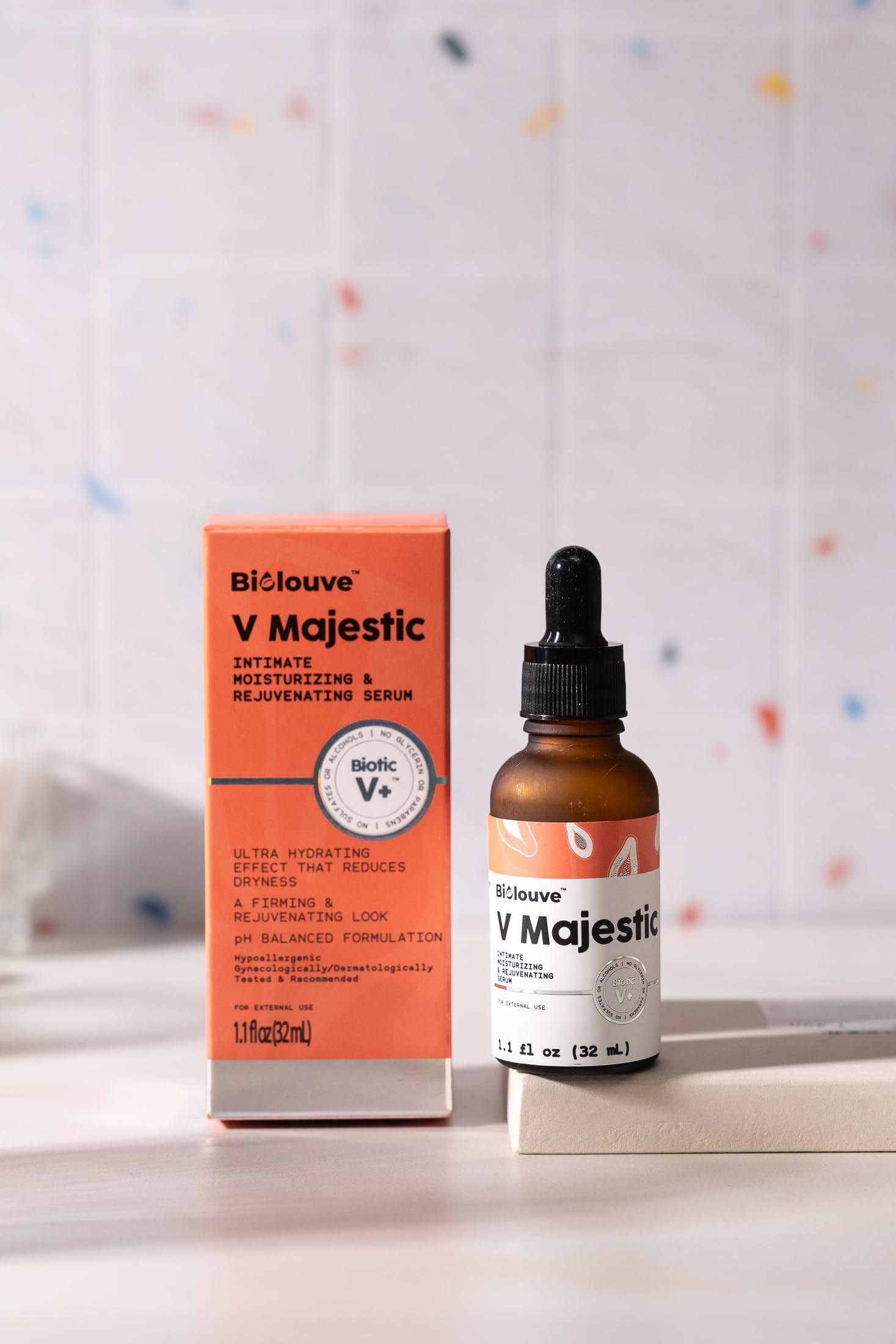 V Majestic Vaginal and Vulva Rejuvenating & Moisturizer Serum, Tightens and Reduces Dryness, 1.1oz