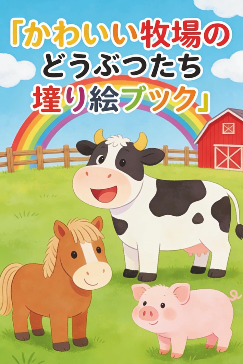 いい牧場のどうぶつたち 塗り絵ブック
