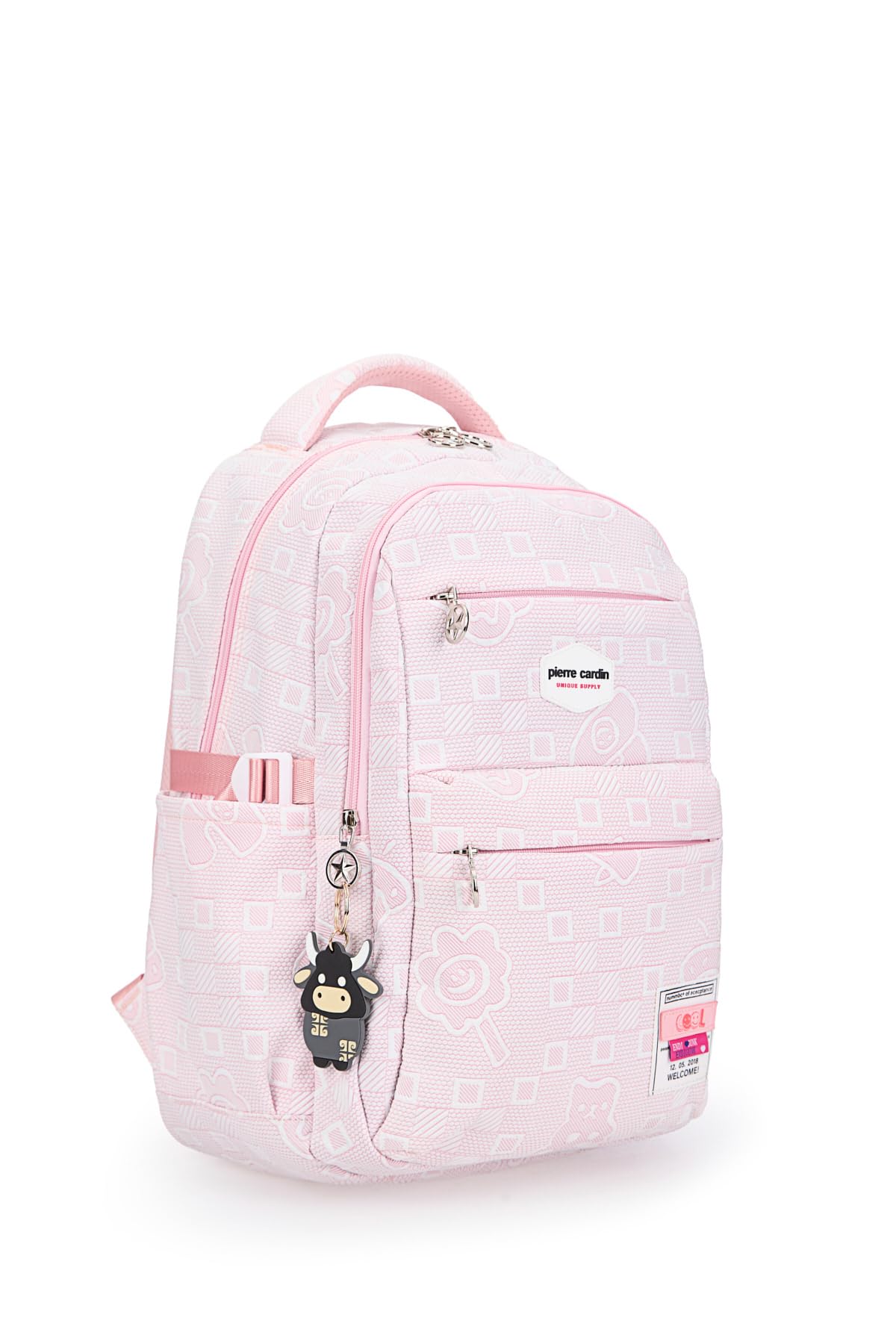 Pierre Cardin Unisex Sırt Çanta 07Pc17736,Pembe Tek Ebat