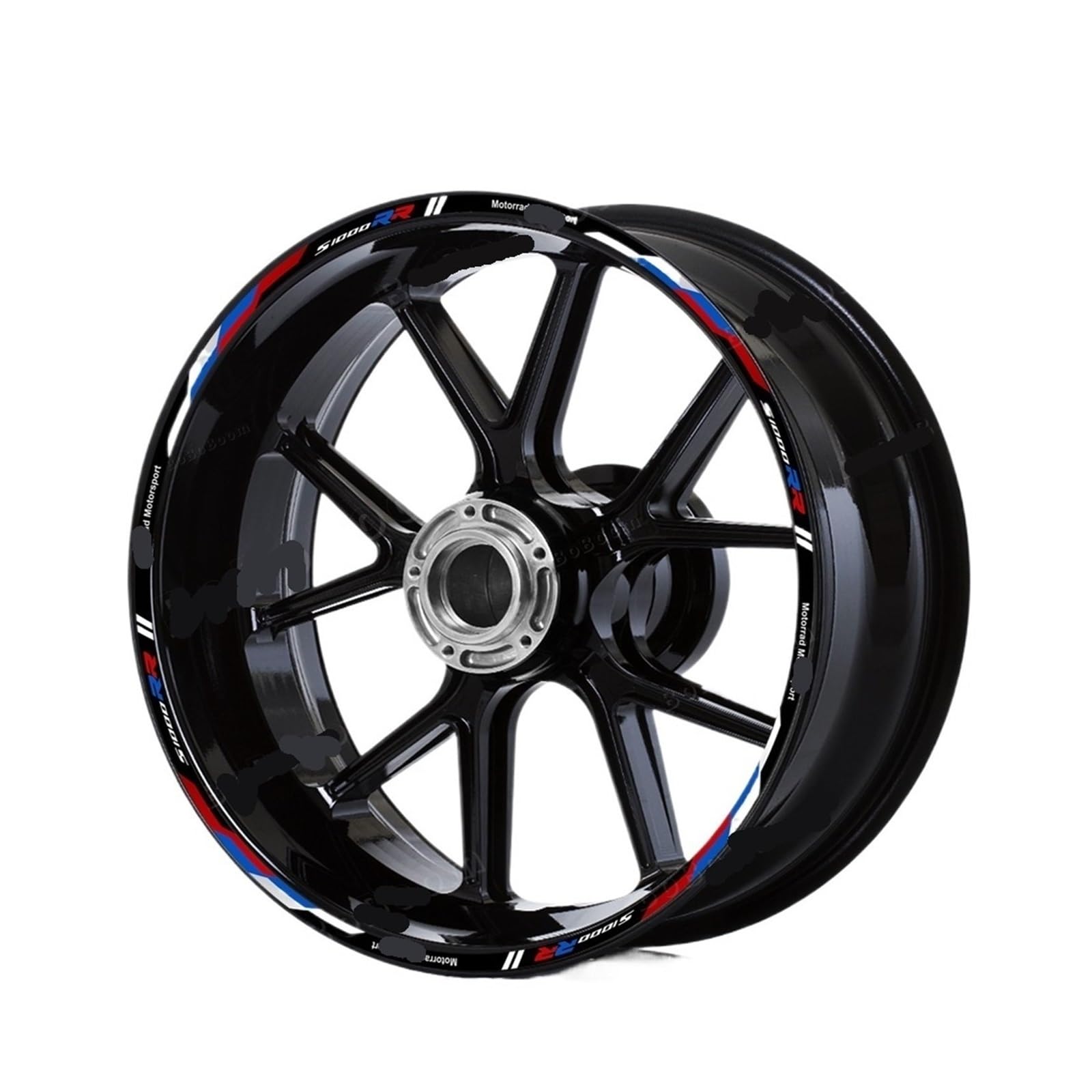 Hub Decals Rim for S1000rr S 1000 for Rr S1000RR for RR Motorcycle Wheel Sticker Reflective Stripe 17″ Rim Decals Accessories Waterproof Stripe Tape(Decals A)