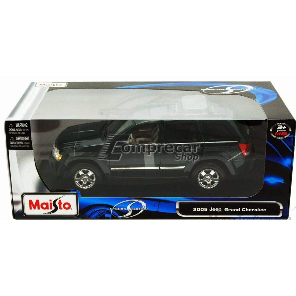 Amazon.com: Jeep Maisto 1/18th Scale 2005 Grand Cherokee (verde