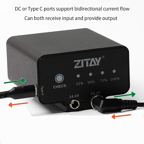 Miniatura 5 de ZITAY Batería externa de 95 WH compatible con cámara Blackmagic Pocket Cinema BMPCC 4K 4KPro 6K 6KPro NP-F570 4-5 horas
