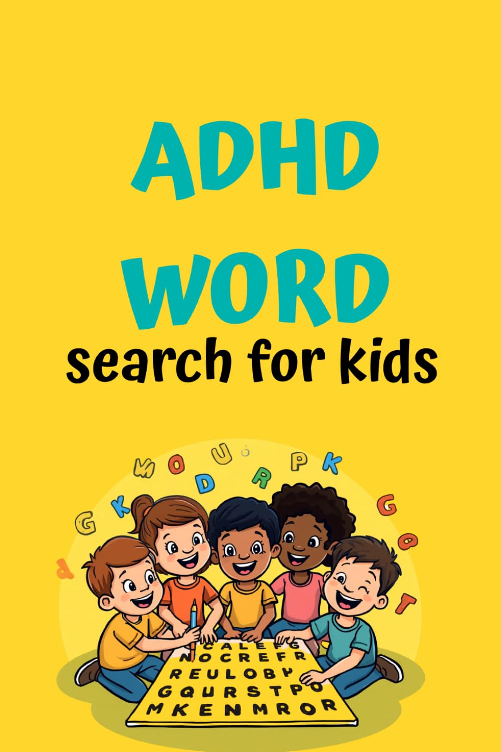 ADHD words search for kids