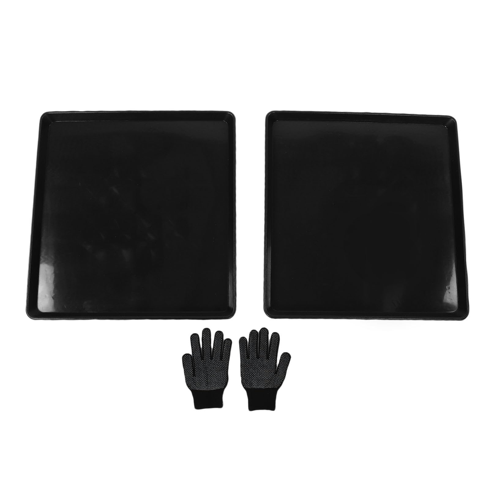 Taca na klatkę dla Psa, Plastikowa Miska Zamienna do Budy dla Zwierząt, łatwa w Czyszczeniu Mata do Bagażnika 58x55cm, Trwała Taca na Psy i karmę