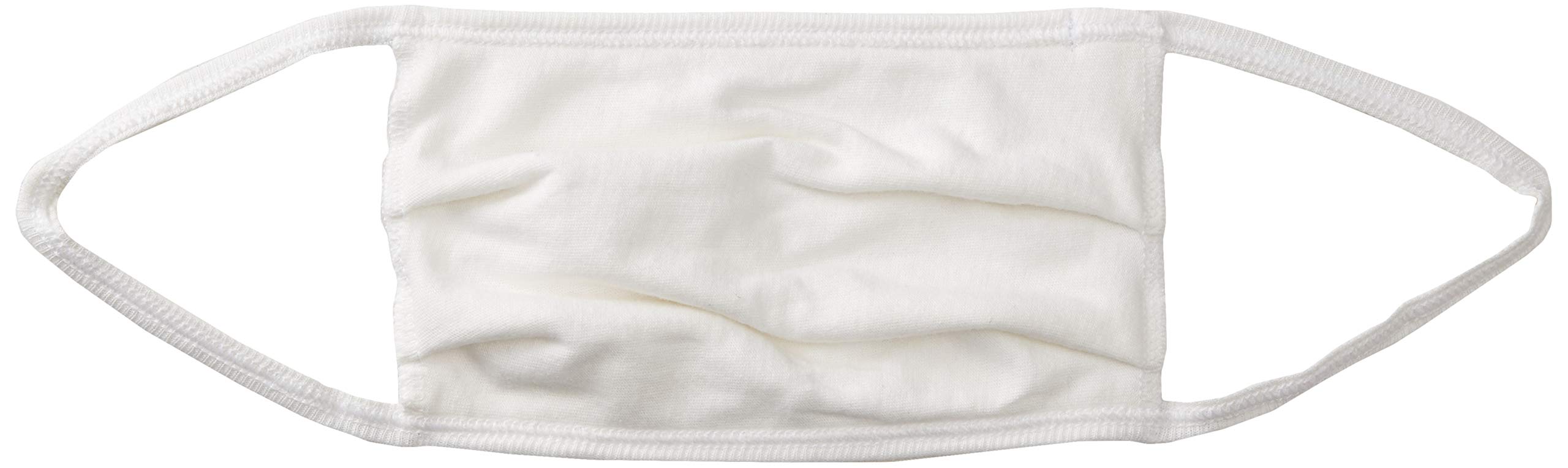 Hanes Face Mask, Pack of 10, White, One Size Fits Most