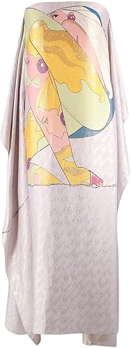 FENDI Vestido Largo sin Tirantes de Jacquard Estampado Multicolor Segunda Mano