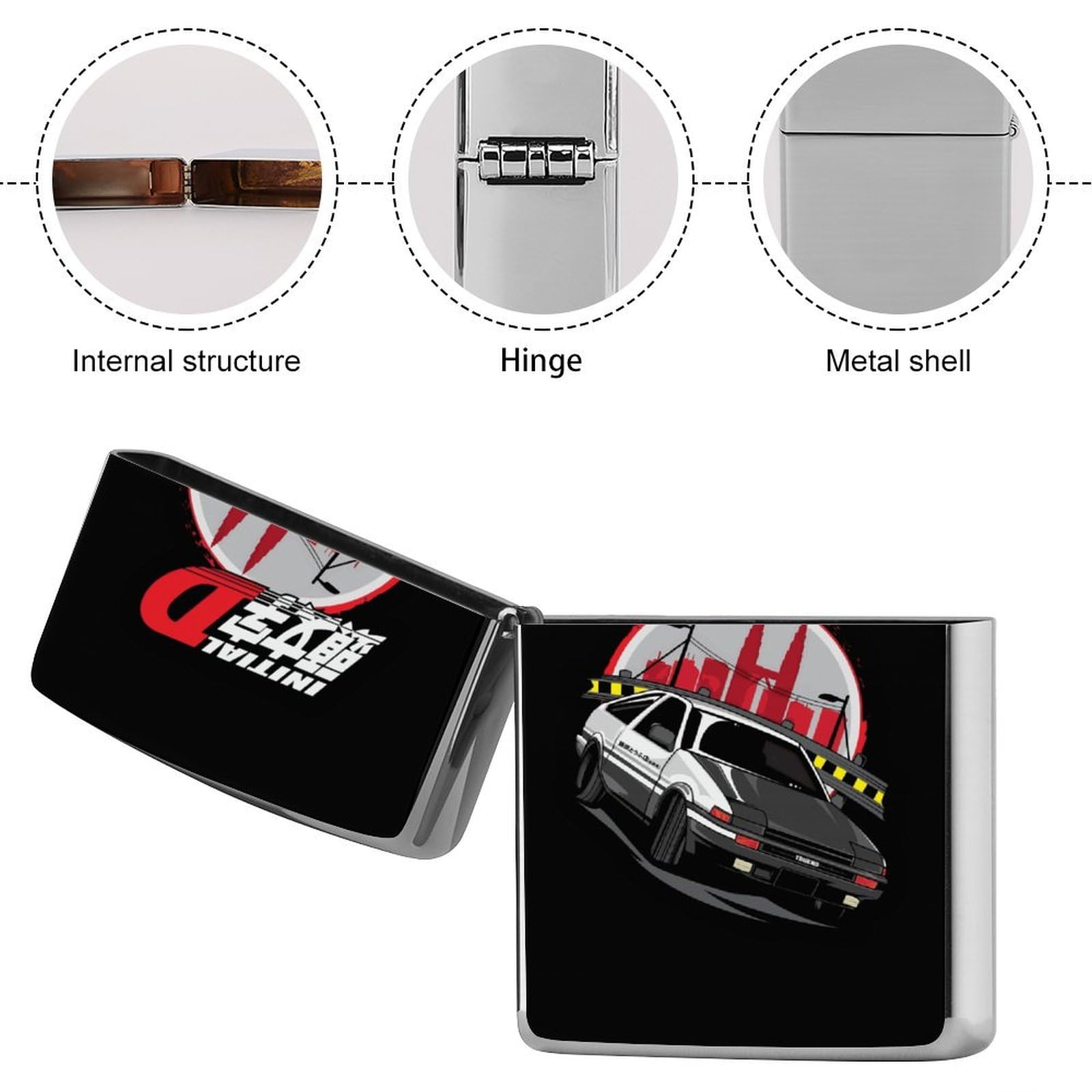 Amazon.co.jp: ライターケース 頭文字d イニシャル D Ae86 ZIPPO