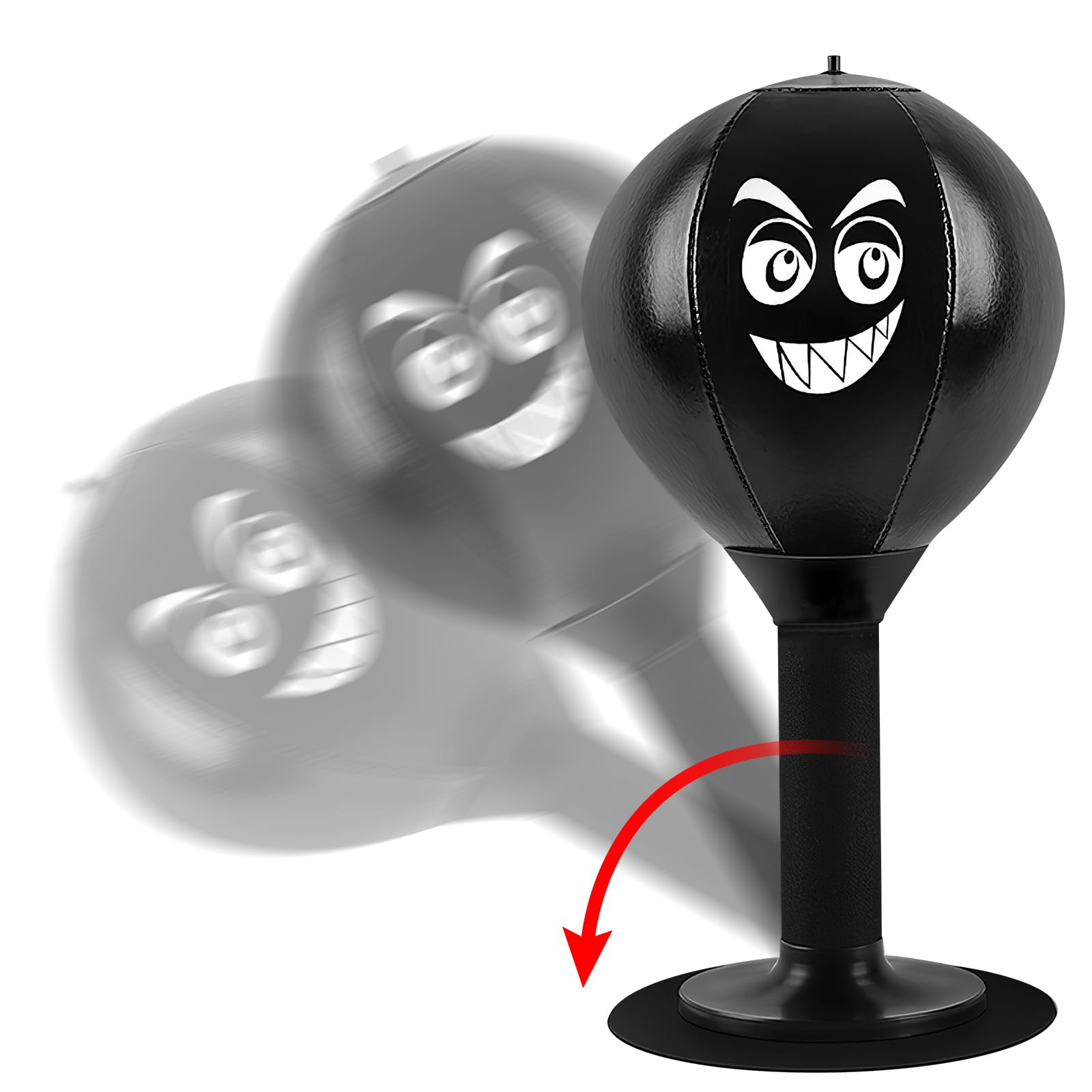 Punchingball Schreibtisch Desktop, Sandsack Boxsäcke mit Saugnapf Desktop Boxsack Stressabbauender Punchingball Tisch Büro für Chef Kollegen Freunde
