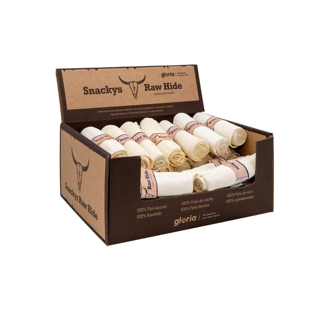Gloria Snackys Rawhide Masticable Rollo Piel 150 g