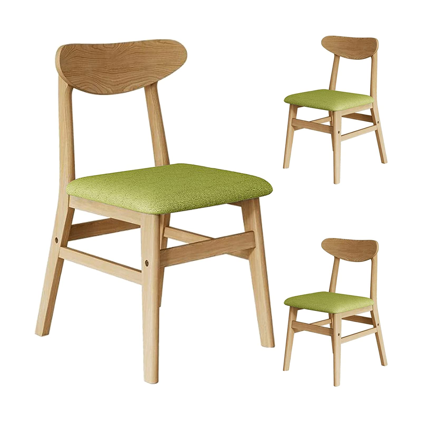 Tabourets de bar stabilisateurs lot de 2 chaises de salle à manger bois