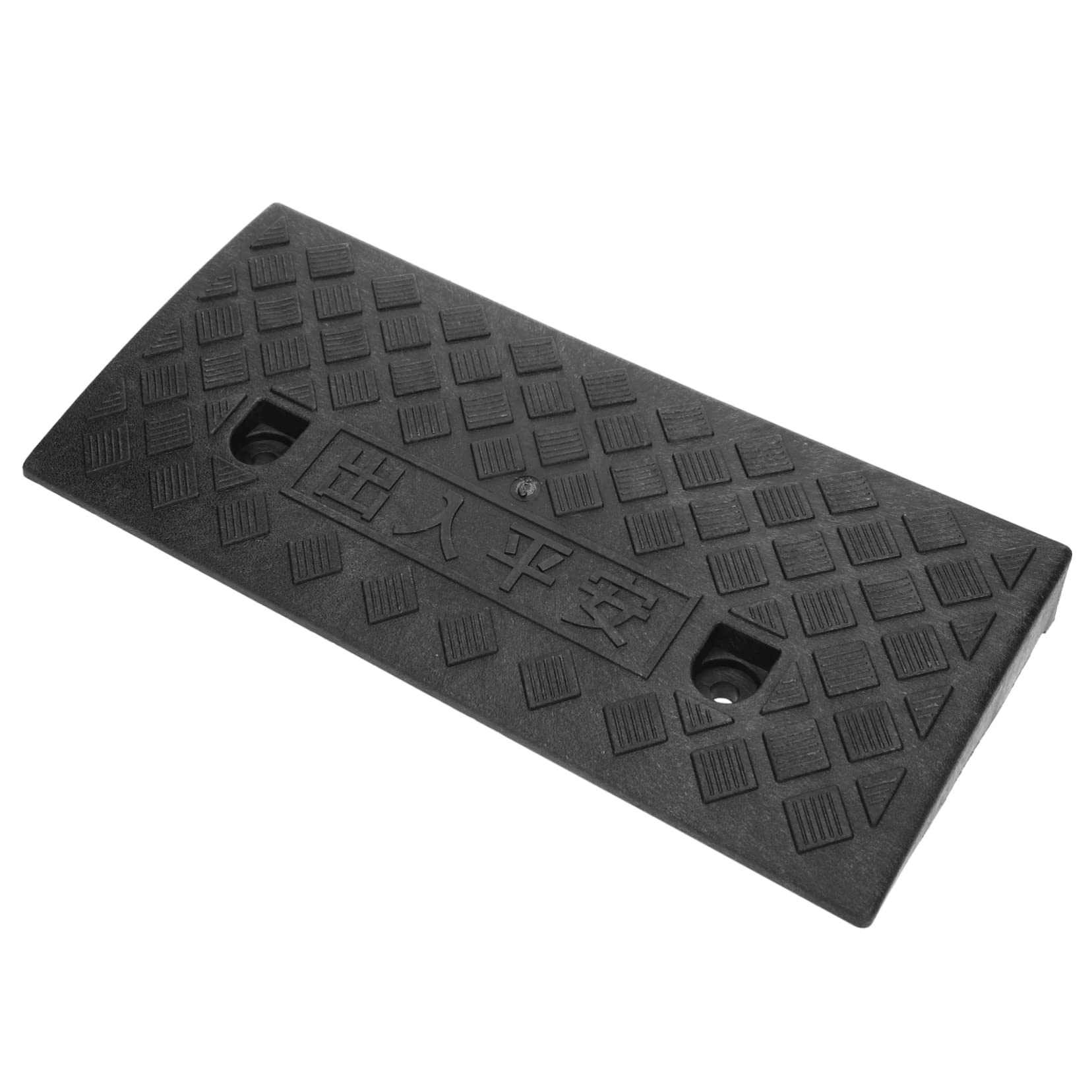 VALICLUD Rampa de Umbral para Coche, de Goma Negra, Antideslizante y Resistente, Adecuado para Bordillos Elevados y Uso Exterior
