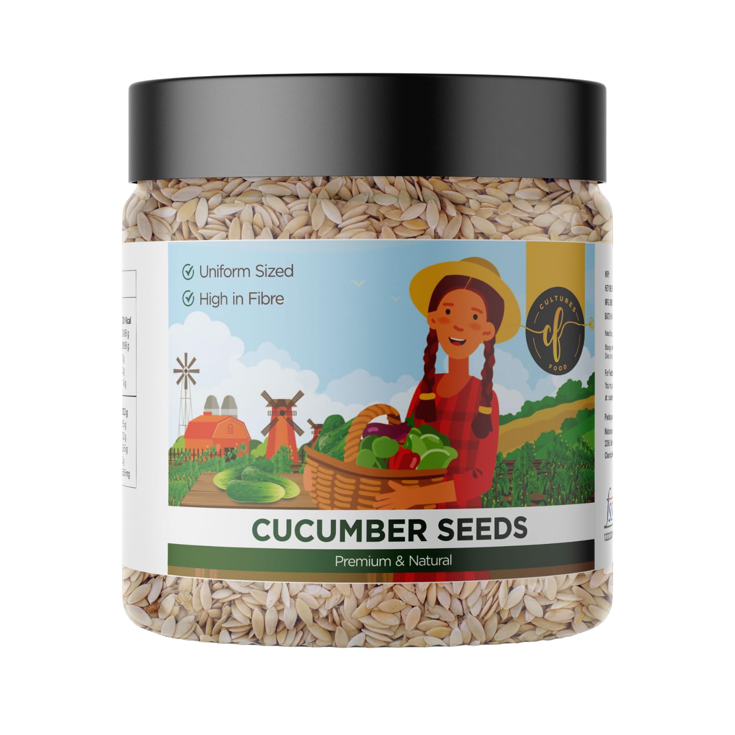 CULTURES FOOD Cucumber Seeds - Crisp Cucumber Seeds & Nuts: A Nutrient-Rich Snack for Health Enthusiasts (100g) (B0D22HH1WT) Amazon Price History, Amazon Price Tracker