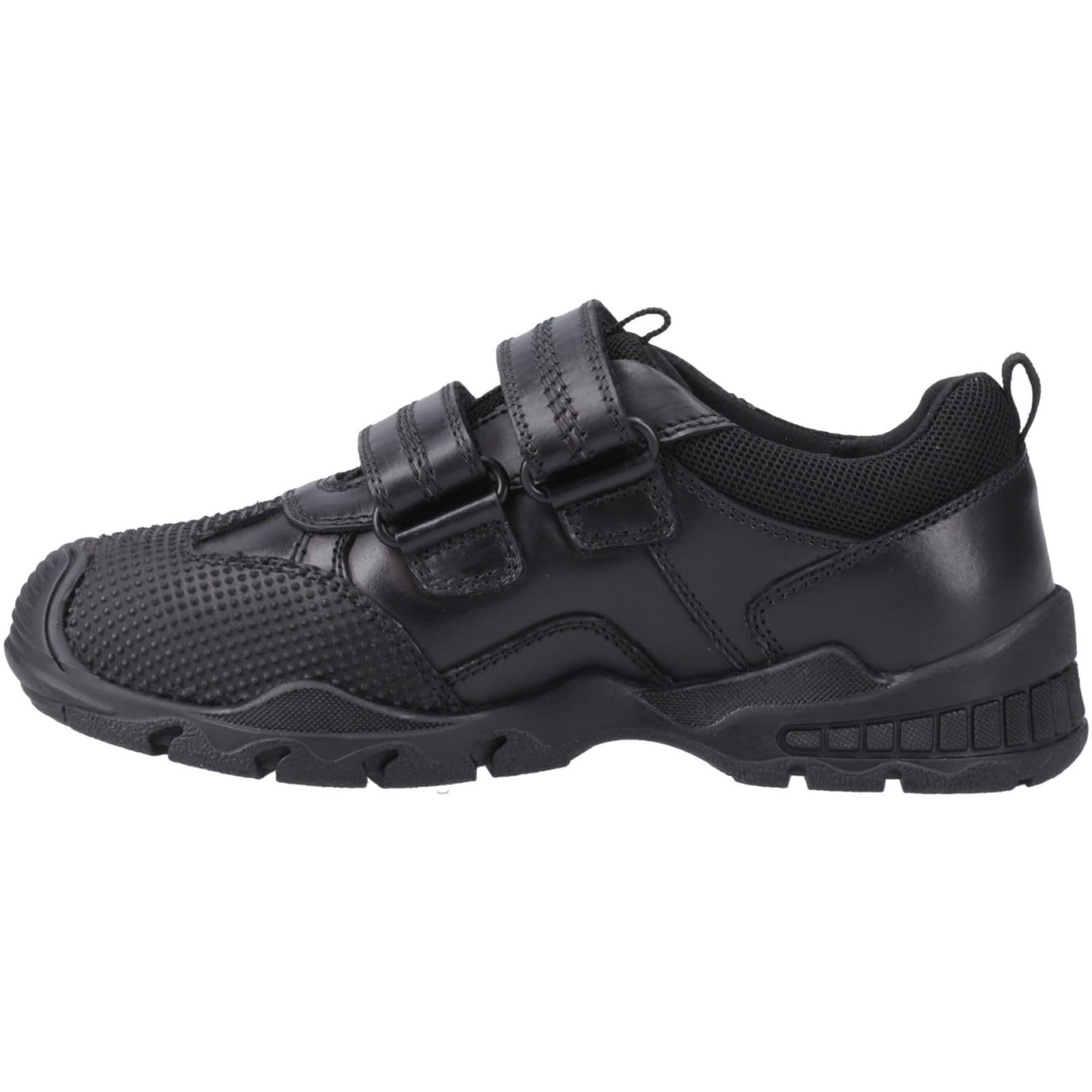 Hush Puppies Mocassini Tristen in Pelle Nero Bambino