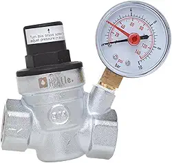 Válvula Redutora De Pressão Com Manômetro 3/4" - H2Alle