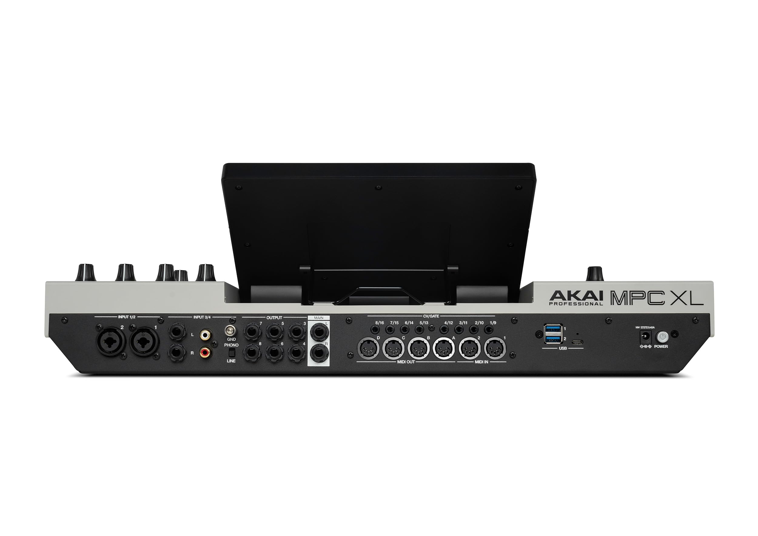 Akai Professional MPC XL Centro de Producción Musical Autónomo | Pads MPCe, Pantalla Táctil, CPU de 8 Núcleos, 16GB RAM, SSD de 256GB, para Sampling y Producción