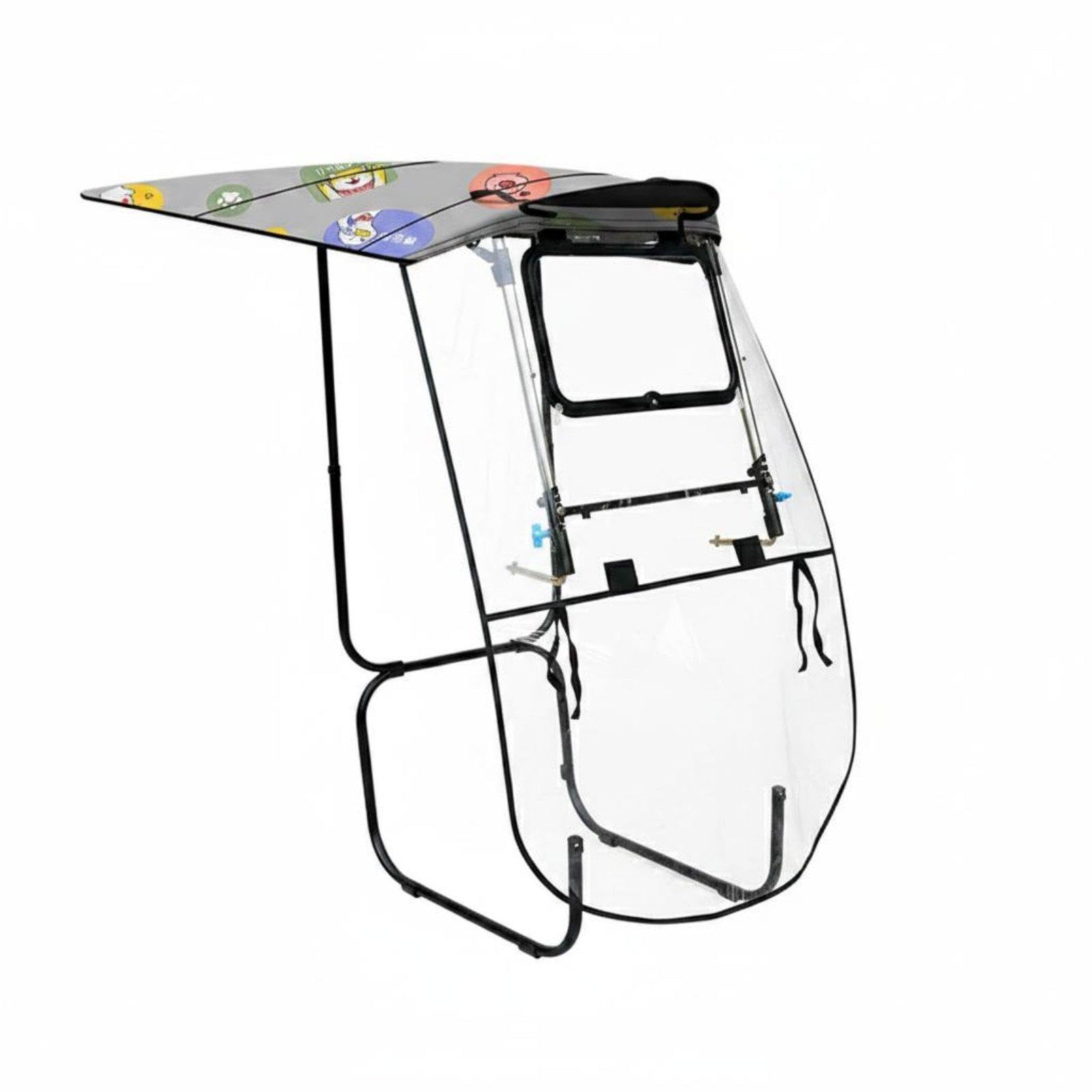 Rain Cover Rainproof Foldable Rain Shelter Windproof Detachable Electric Bike Canopy for Rainy Weather, Outdoor Lucky Duck Storage 7-Shape|Home & Garden| Yard, Garden & Outdoor Living| Ga-image-34
