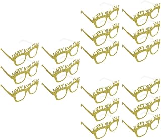 Gadpiparty 30 pcs Makeup Glasses New Year Party Eyewear Glitter Eyeglasses Props Christmas Glasses Frame