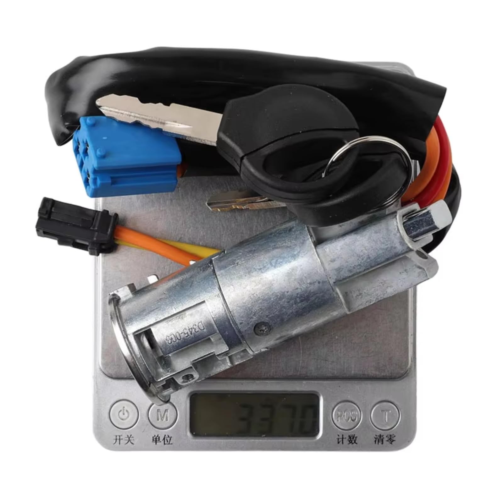 Serrure Neiman Direction Kit De Barillet De Cylindre Verrouillage Commutateur D'allumage Avec Clé, Pièces De Rechange Compatible Avec Peugeot Pour 206 1998-2010 4162.Z1 4162Z1