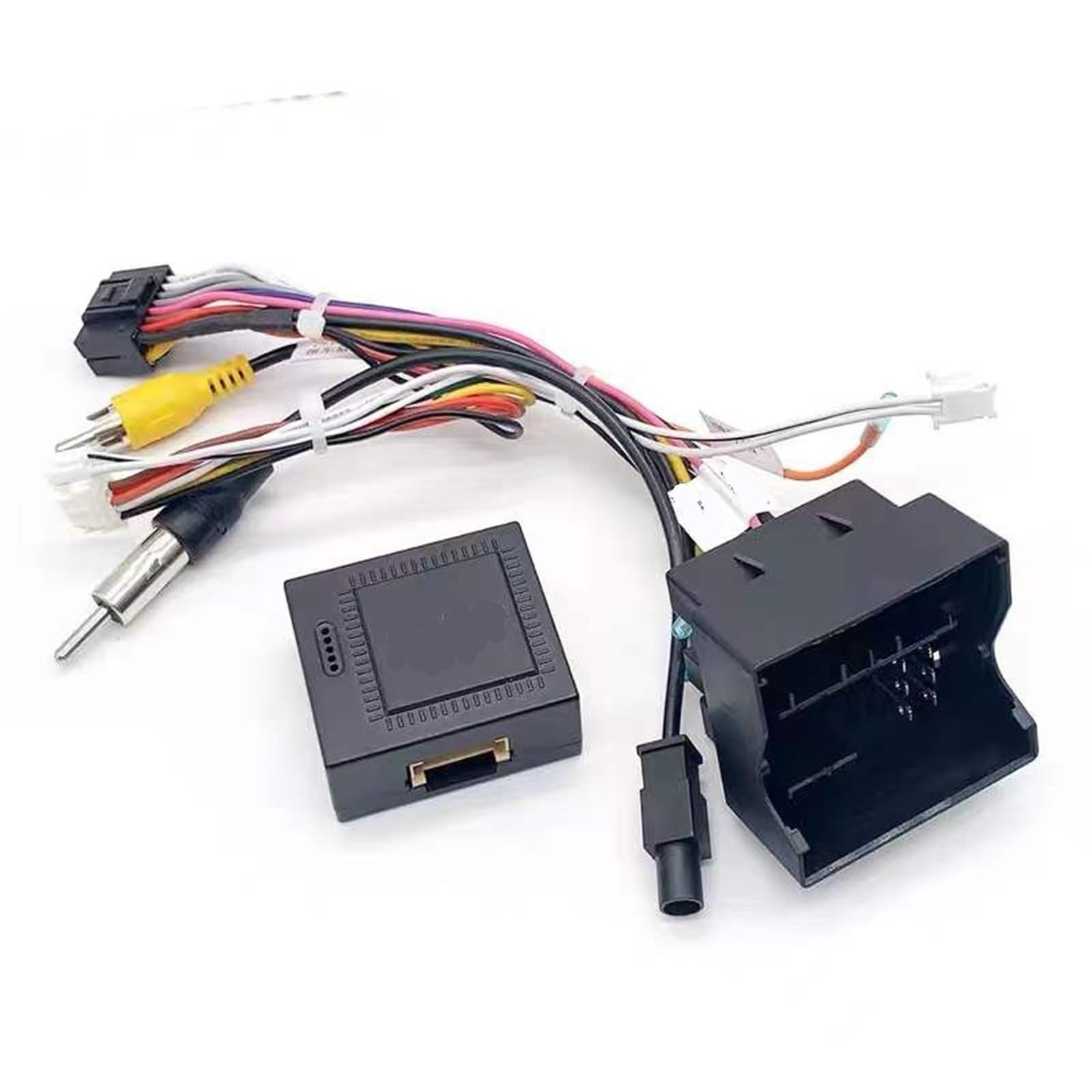 Mascherina per Autoradio Cavo Cablaggio per Autoradio | Per Golf 5 6 7 Per Polo Per Jetta Adattatore Cablaggio Decodificatore CAN Bus Connettore A 16 Pin