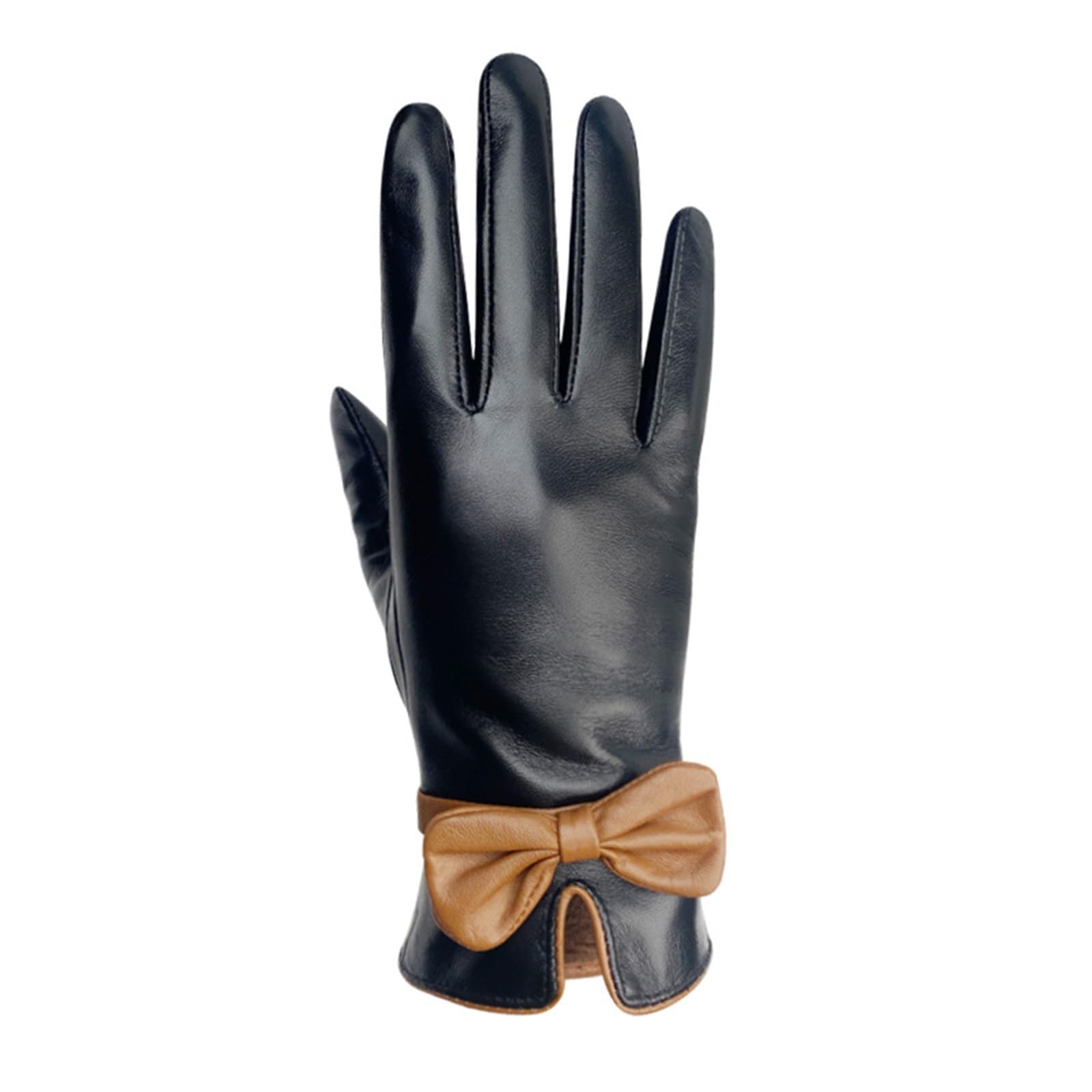 Gants d'équitation en cuir pour femmes adaptés aux sorties hivernales