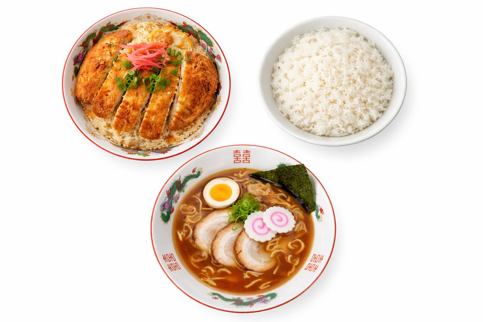 Amazon｜せともの本舗 赤巻三ッ竜 切立6.8丼 [ 21.2 x 7cm 1080cc 650g 