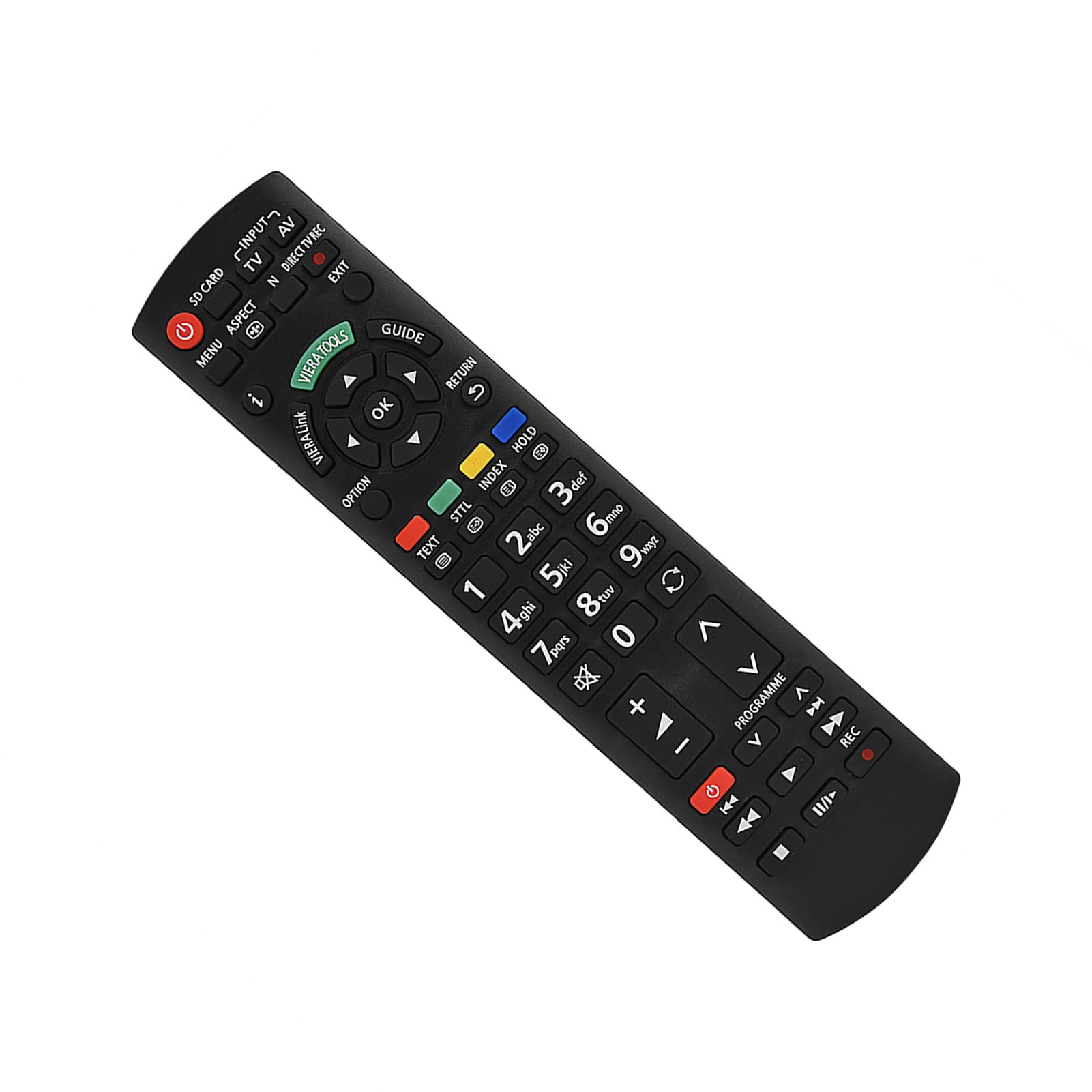Mando a Distancia Universal para TV Panasonic, Mando a Distancia de Repuesto para TV Panasonic, No Requiere configuración Controlador de televisión TV para N2QAYB000487