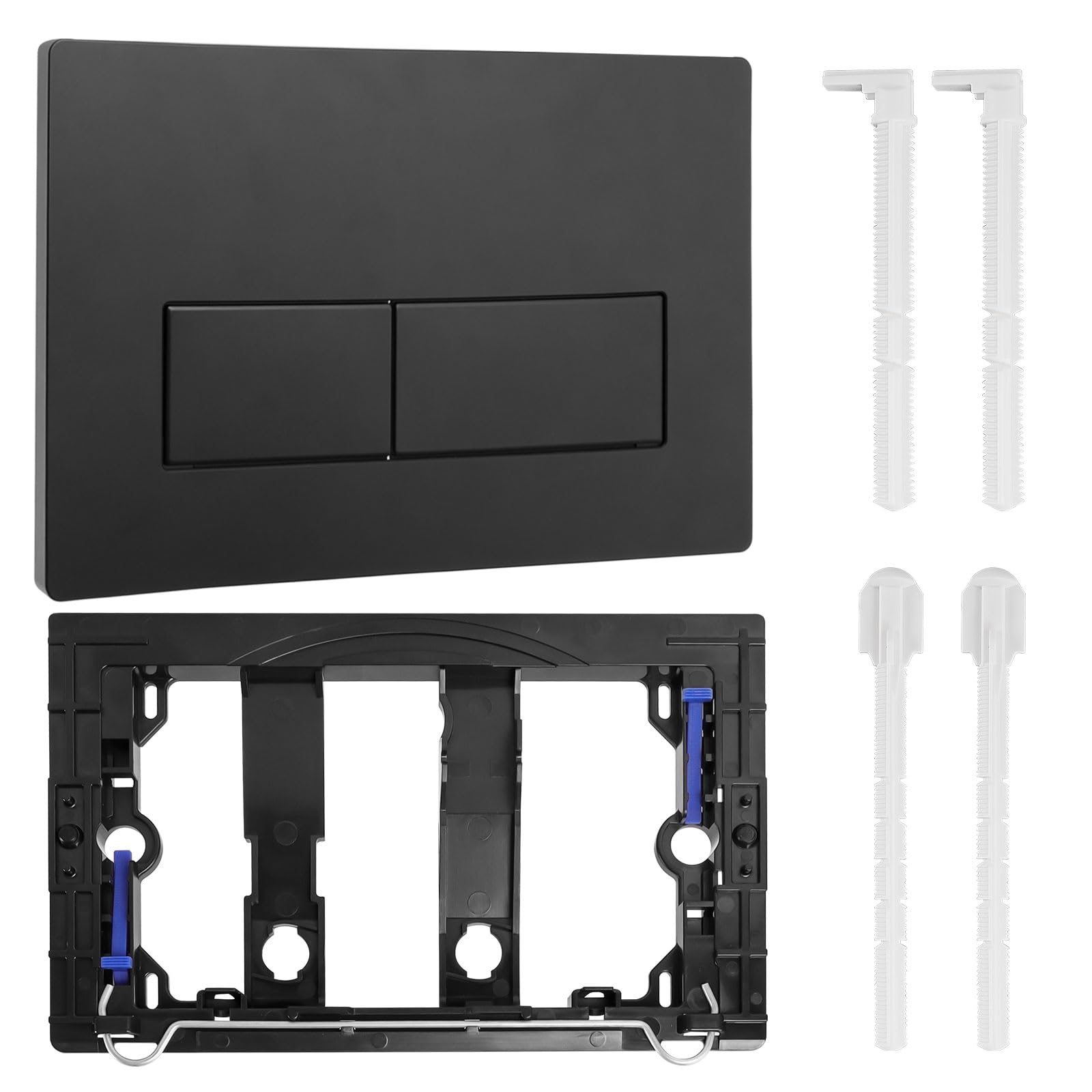 Placa de pulsador Para Geberit Sigma, Compatible con Geberit Sigma 01, UP300, UP320 Cisterna de Inodoro Empotrada, Incluye Kit de Palanca de Descarga y Marco de Instalación