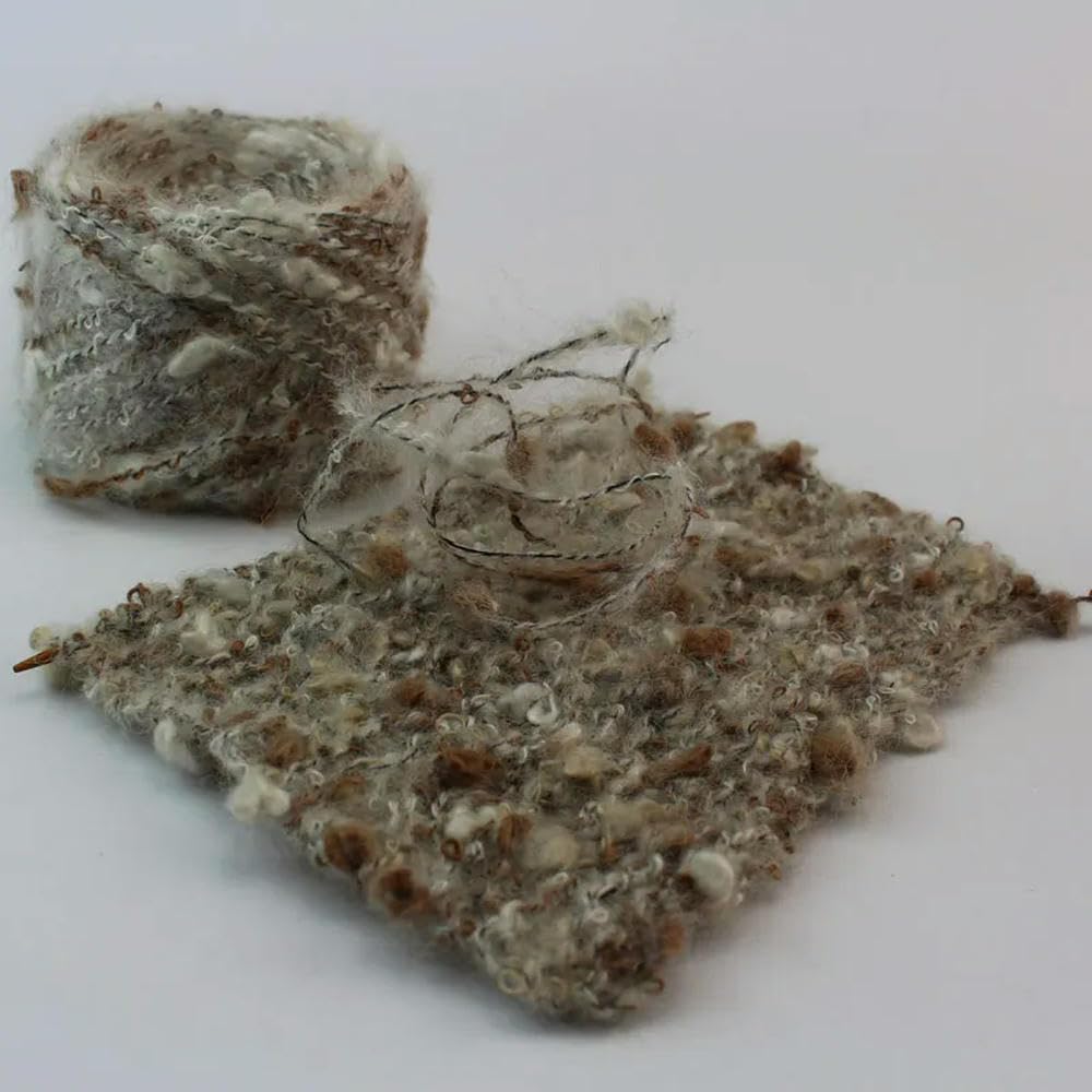 Hand Knitting Hilo， Hilo de Tejer orgánico Saludable, Hilo de Tejer a Mano, Tejido de Ganchillo, Lana Fina de Mohair, Tinte Espacial único y Elegante, 250g(2)