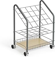 Vista 1 de Pemberly Row Archivador tubular de alambre de acero - 20 compartimentos