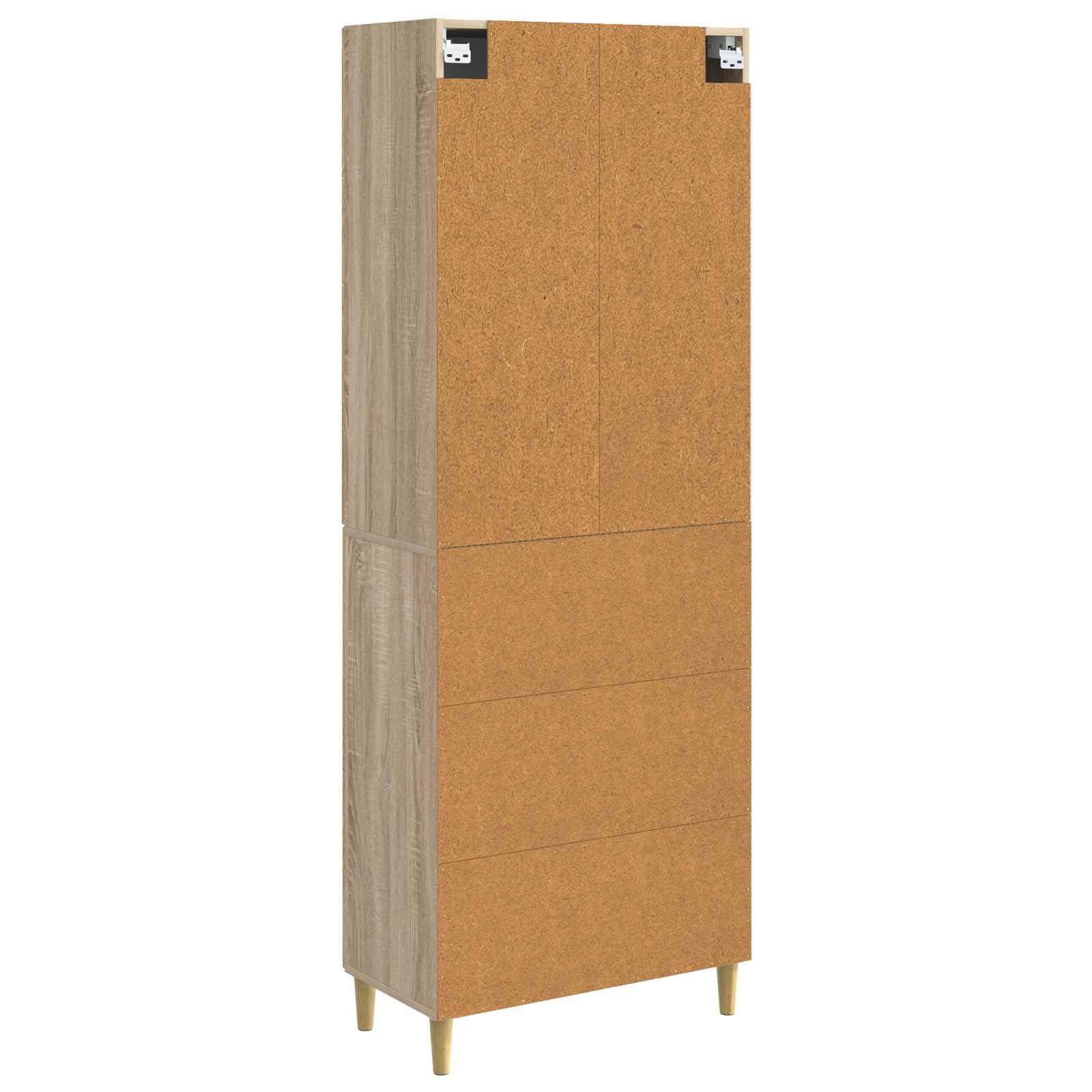 vidaXL Juego de armarios 2 pcs 66 x 34,5 x 90 cm Madera de ingeniería, Conjunto de Muebles Elegante, Multiusos, con arreglo Flexible, decoración Moderna para Sala y área Exterior
