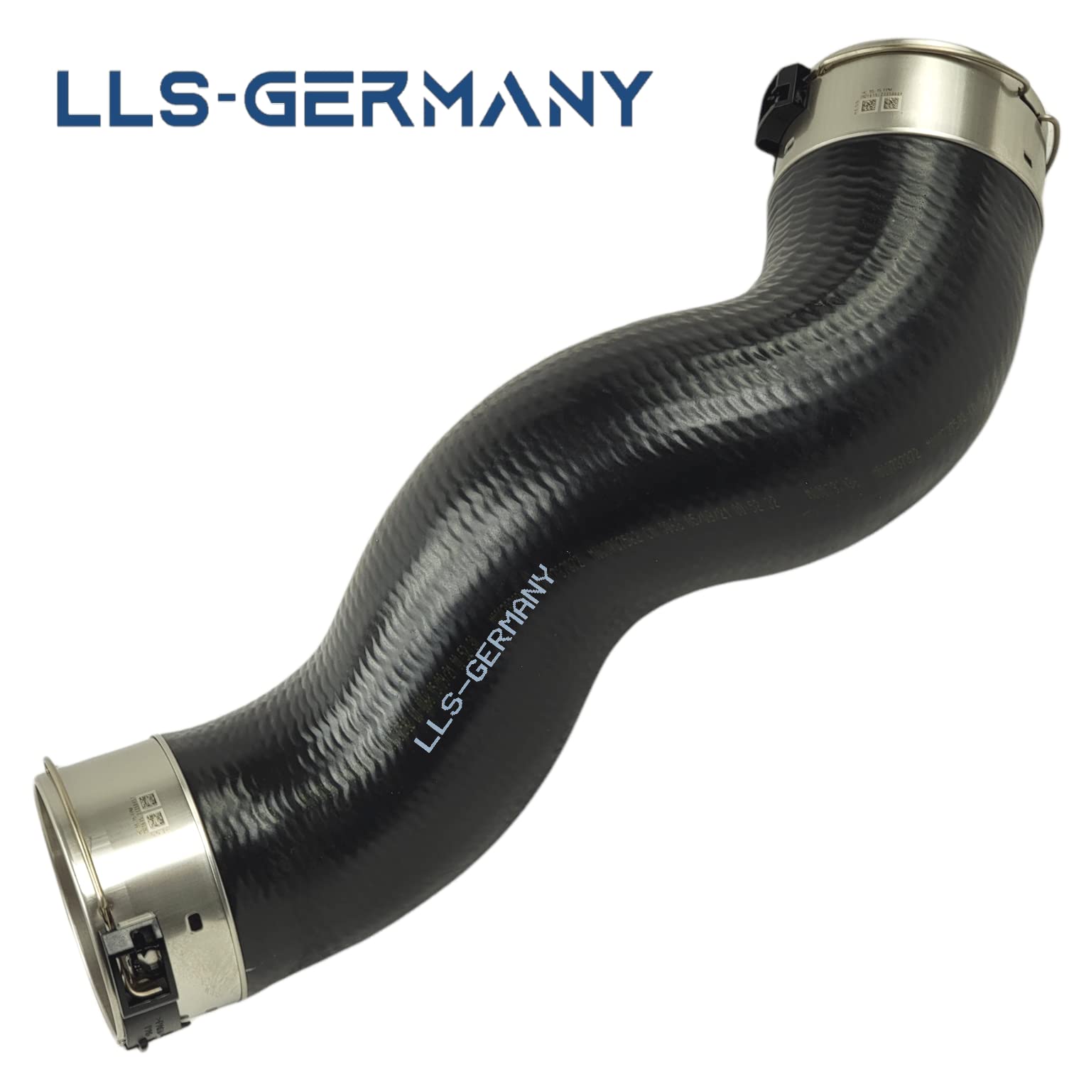LLS-GERMANY Ladeluftschlauch kompatibel mit BMW 5er (F07, F10, F11) | 530d dx 258PS 535d dx 313PS, 2993 ccm, 211-313 PS, einbaufertig inkl. Dichtung/Schelle, OEM 11618516509