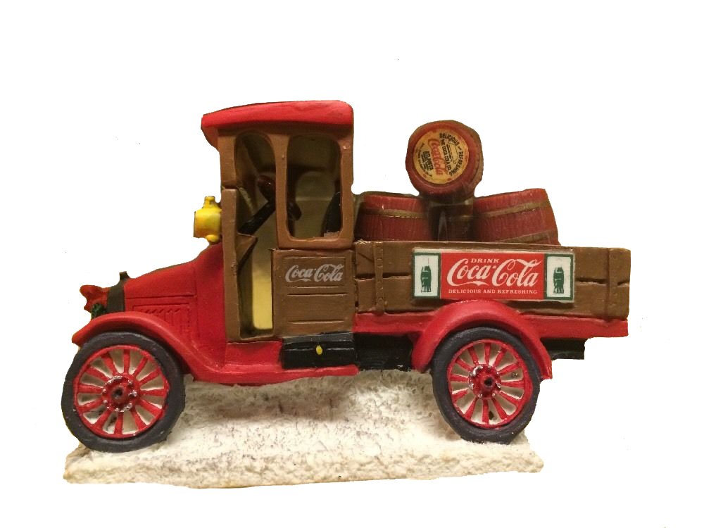 Coca Cola Town Square Collection Model T Delivery Truck Ornament