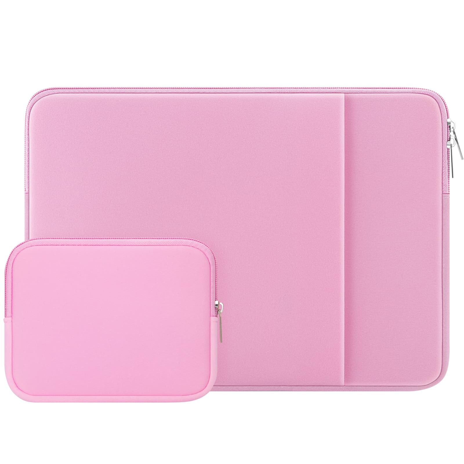 RAINYEAR 15 Inch Laptop Sleeve Protective Case Soft Cover Computer Bag with Front Pocket & Accessories Pouch, Compatible with 15.4" MacBook Pro/Air M2