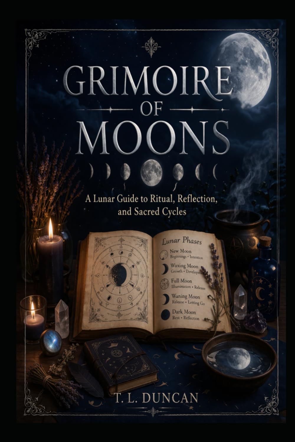 Grimoire of Moons: A Lunar Guide to Ritual, Reflection, and Sacred Cycles