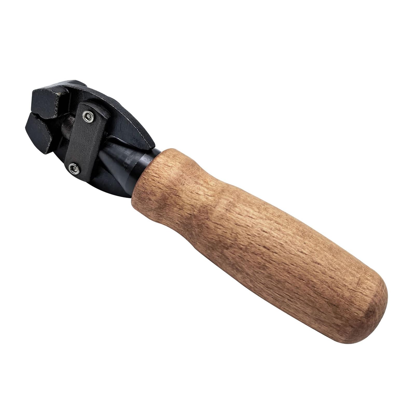 Professional Wooden Handle Clamping Tool Hand Vise with 1.2cm Jaw Opening for Secure Materials Fastening Woodworking Tool