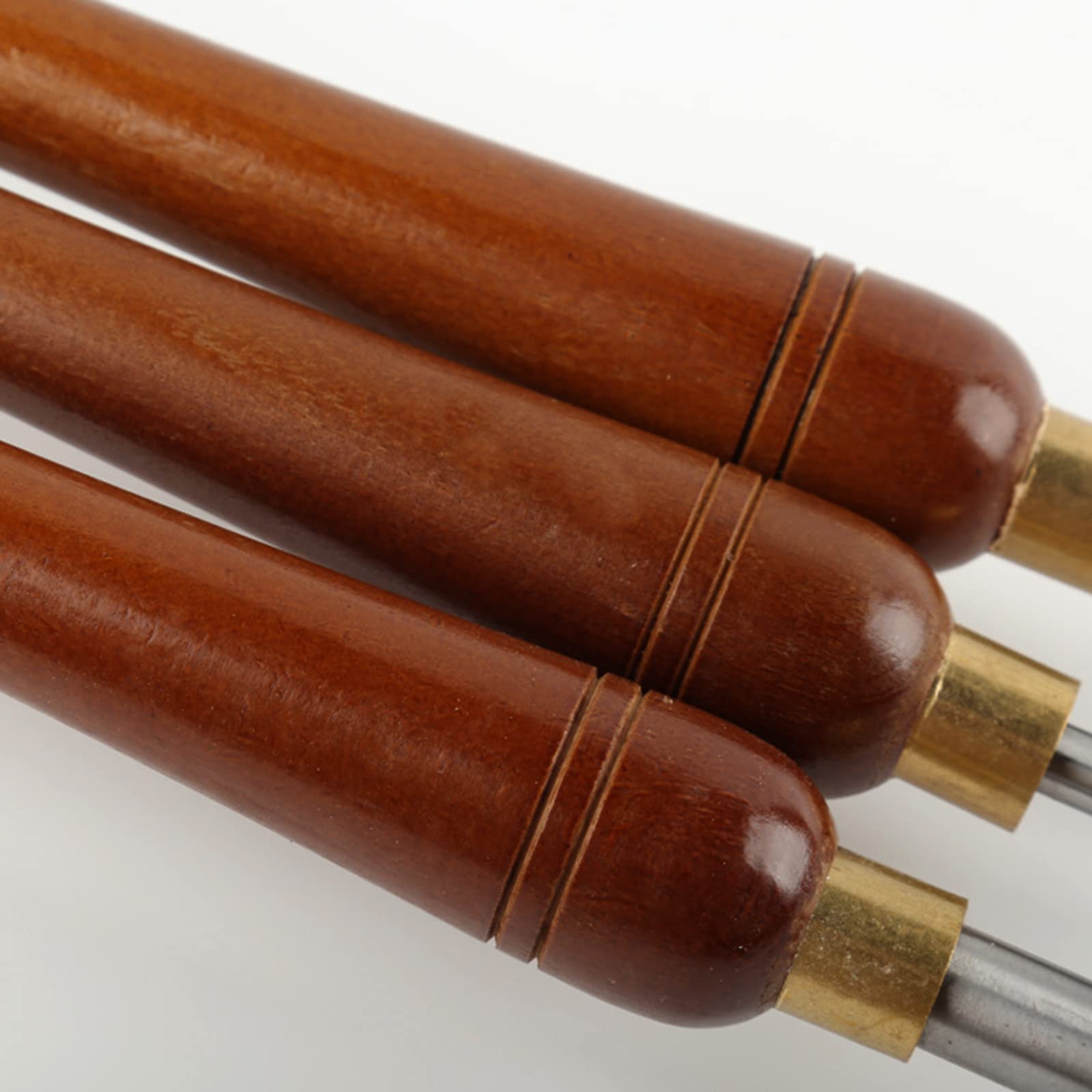 Juego de 3 gubias de Cuenco HSS para Torno de Madera, Herramientas de torneado para carpintería, Juego de cinceles de carburo HSS para Torno de Madera, gubia de desb