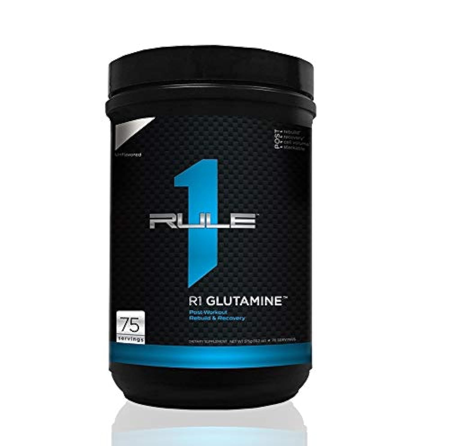 Rule1 1 Protein R1 Glutamine 75 Serving Unflavored, 375g