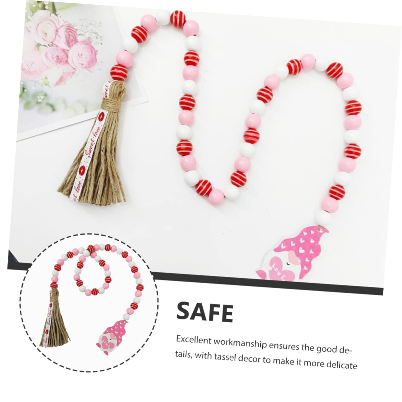 PRETYZOOM 5stücke Tassel Bead Romantische Deko Für Valentinstag Vielseitig Einsetzbar Für Wohnräume Und Partys Und Quasten Für Festliche