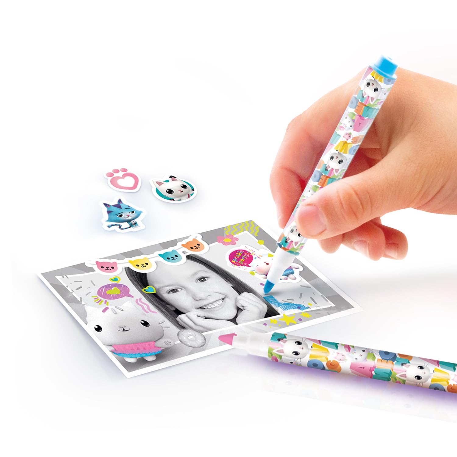 Canal Toys - Appareil Photo Numérique Instantané Enfant 4 Ans + - Design Gabby Et La Maison Magique - Impression Thermique sans Encre avec Filtres Et Cadres Inclus - Idée Cadeau Enfant - GAB 005