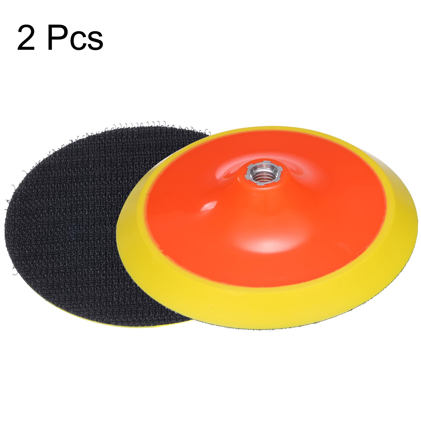 Sourcingmap 7 Inch Hook and Loop Backing Sanding Pads with 5/8"-11 Thread for Diamond Sanding Finishing Polishing Buffing Pads - Image 3