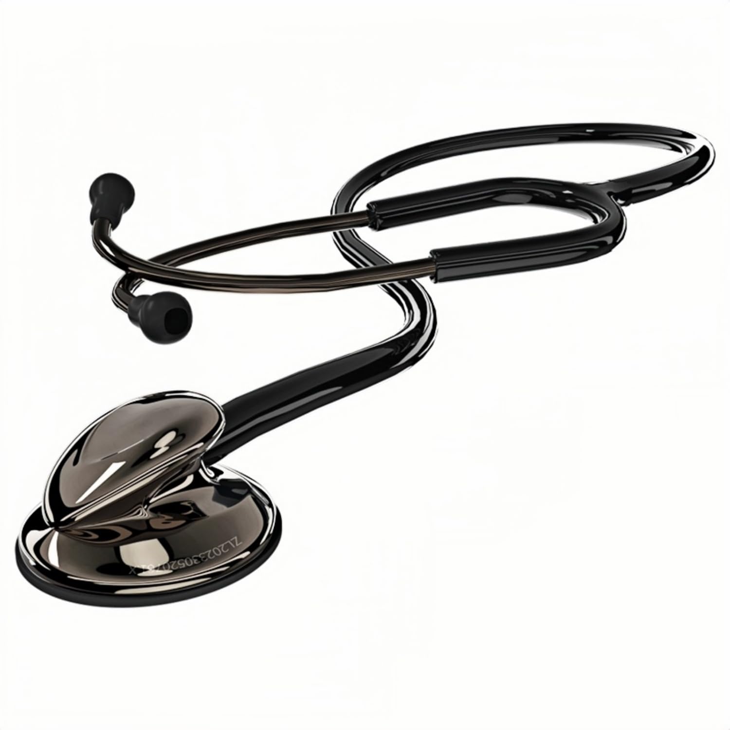 Stethoscope Titanium Black Single Head Stethoscope for Nurses Doctor,EMT Student,Home Medical, Estetoscopio Doctor Accessories Medical Supplies.Alloy Chestpiece,Soft Eartips (Titanium black)