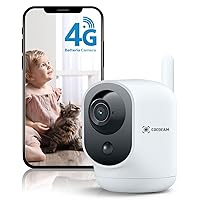COCOCAM 4G Telecamera con SIM Interno Senza Fili 2K, Batteria 6000mAh