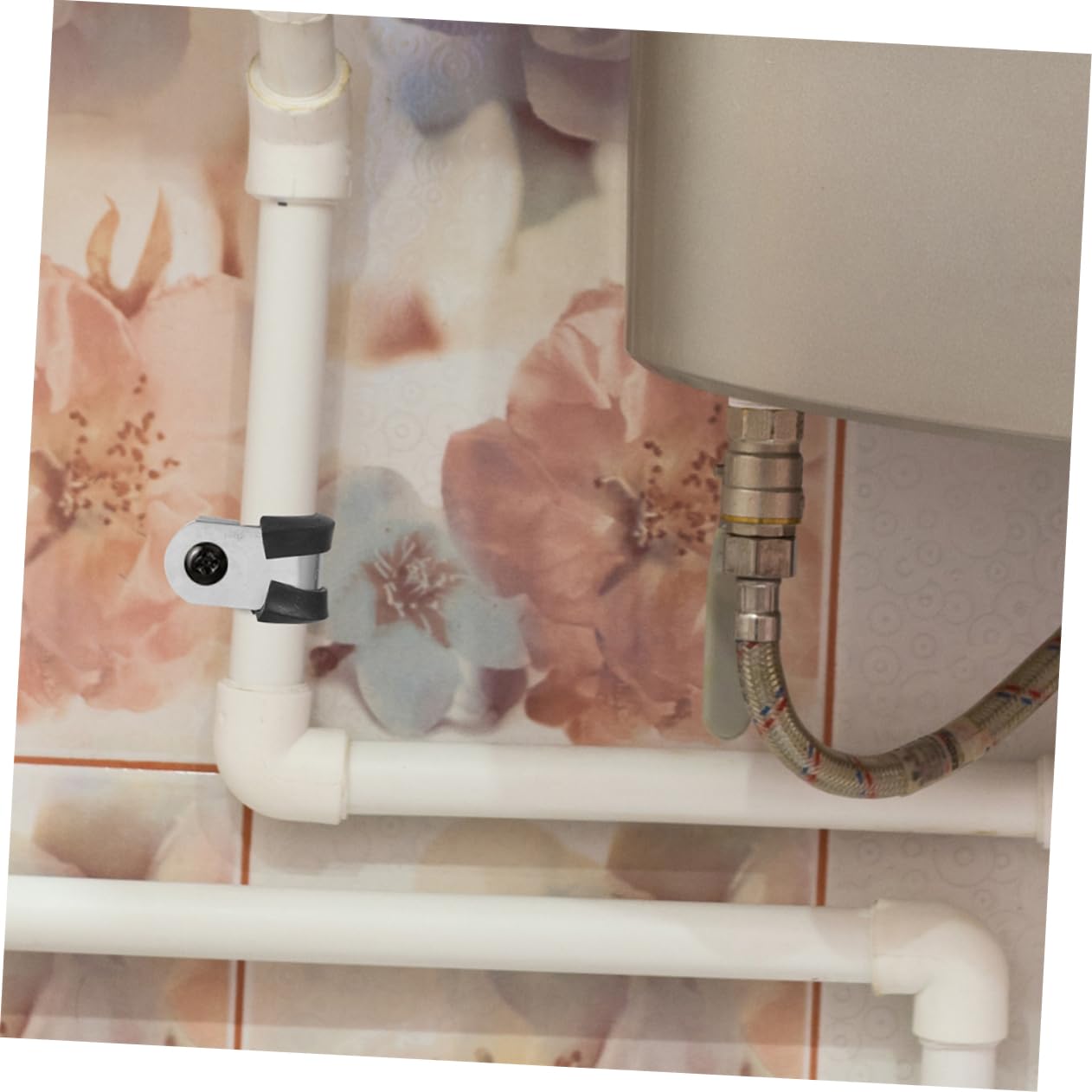 jojofuny Morsetti per Cavi Morsetto R a Foro 6,3mm 100 Pezzi in Acciaio Inossidabile Rivestimento Isolante Facile da Usare, per Tubi e Installazioni Elettriche