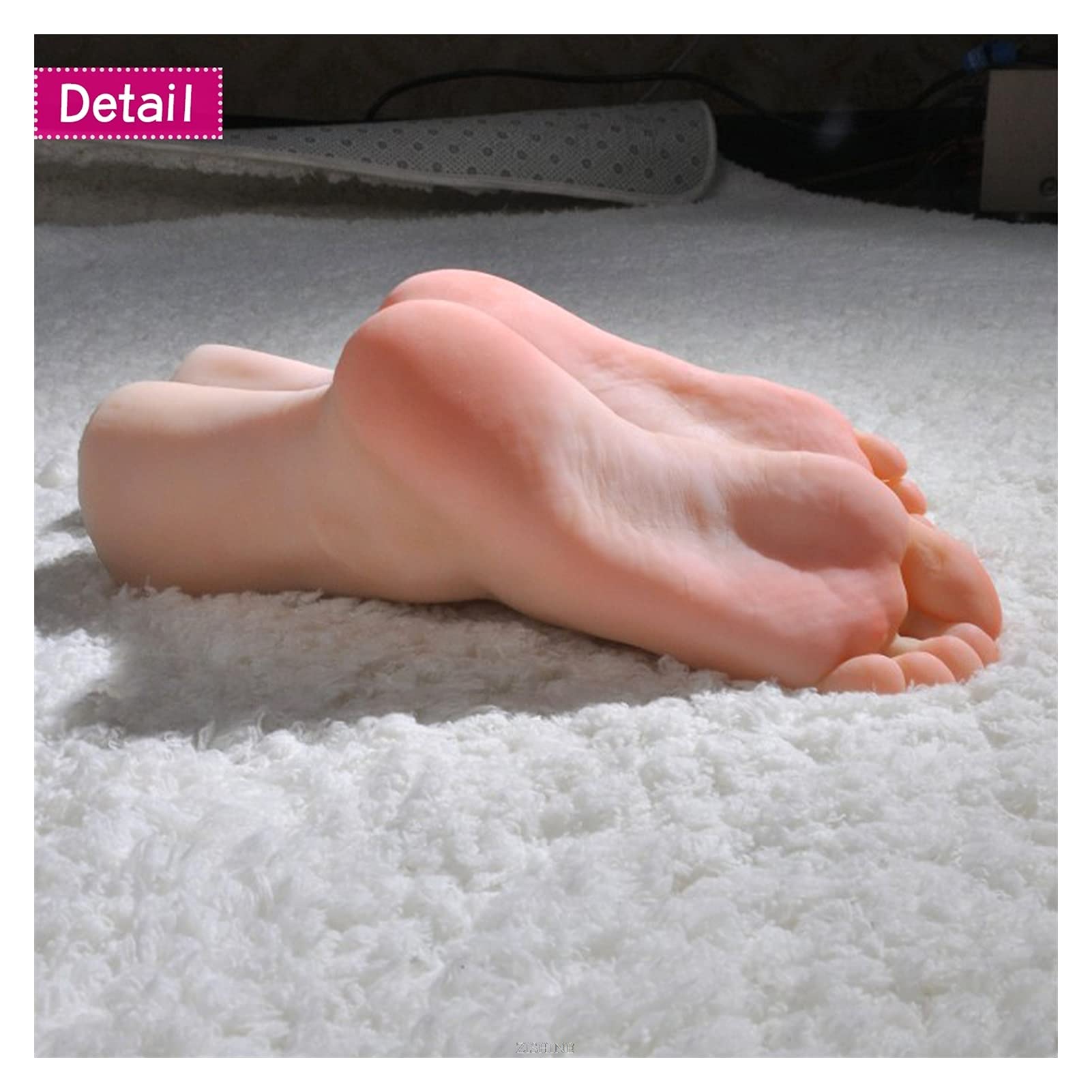 Femme Deep Arch Foot Modèle Plastique Mannequin Sketch Dessin Chaussures Sandal Affichez des chaises de chaussures Chaussure Chaussette Bijoux(Skin Toes bone,One set)