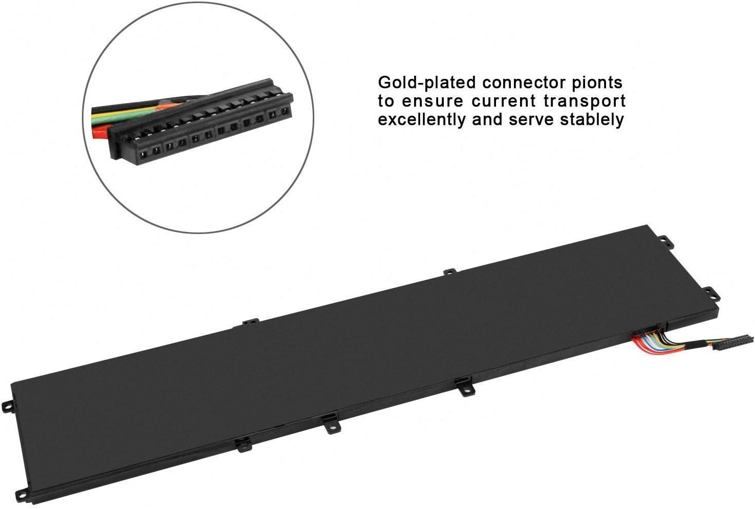 6GTPY 5XJ28 Extended Laptop Battery Replacement for Dell XPS 15 9550 9560 9570 7590(2019 Model) P56F001 P56F002 Precision 5510 5520 5530 5540 2-in-1 Mobile Workstation Vostro 7500(11.4V 97Wh)