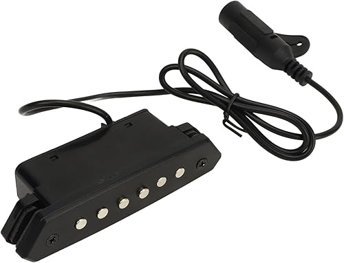 Pastilla de guitarra con doble bobina de reducción de ruido, transmisión de sonido estable Pastillas pasivas acústicas con conector universal para
