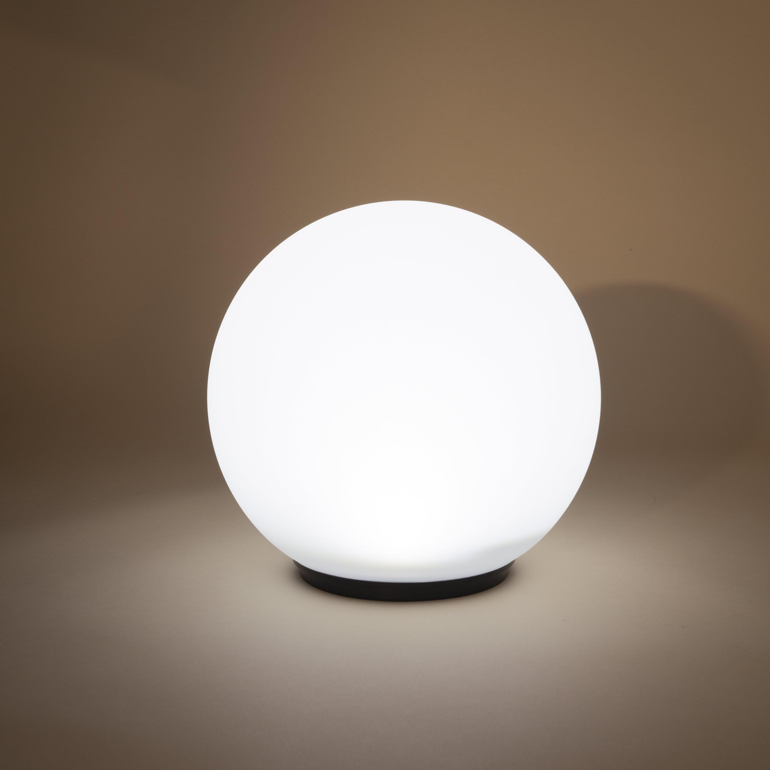 Esotec Solarkugel multicolor, 7 Farben, D=30cm, Leuchtkugel, Lichtkugel, LED Gartenkugel, Akku, Bodenleuchte, Gartendeko, Solarleuchten, Kugelleuchten, 6500K, winterfest, outdoor, außen, 102610