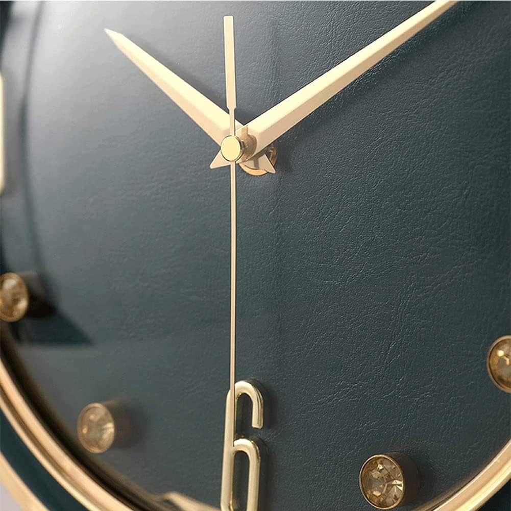 Rustic Shelf Clock Silent Table Clock, Modern Desk Clock, Shelf Mantel Clock Battery Operated for Living Room, Bedroom, Office, Fireplace, Shelf Exquisite Desk Decorative G,