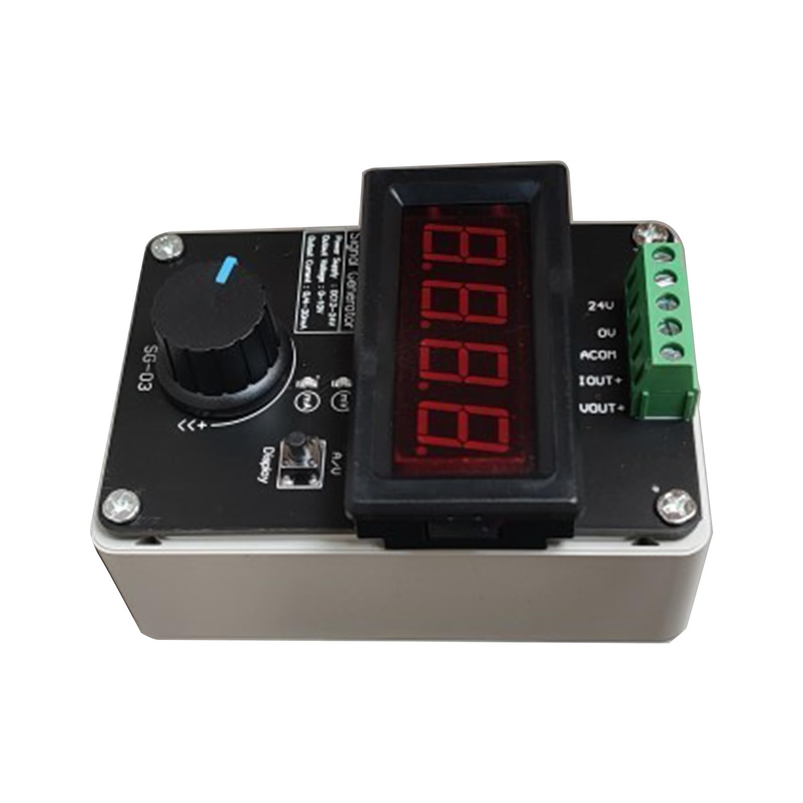 GMBYLBY 0-20mA 4-20mA DC24V Generator Adjustable Current Voltage Analog Current Source Rotarys Encoder+Button Generator